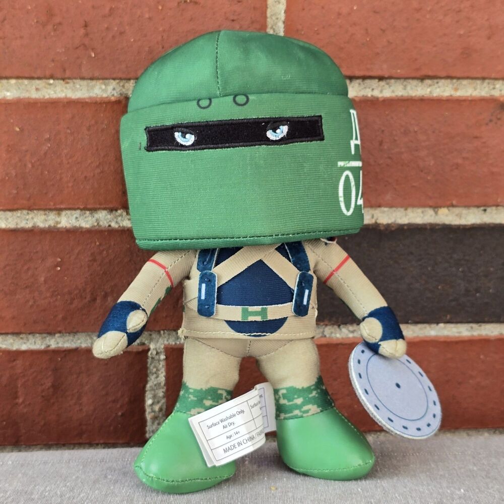 RARE Rainbow Six Siege TACHANKA 9-Inch Plush Green Toy Tom Clancy